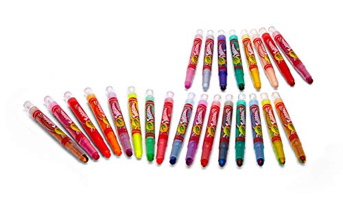 CRAYOLA 24ct Mini Twistable - Ceras de Colores con Efectos Especiales (24 Unidades)