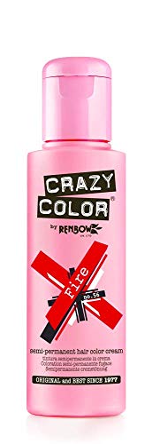 Crazy Color Fire Nº 56 Crema Colorante del Cabello Semi-permanente
