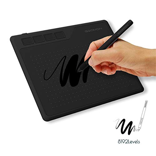 Creative-Stift-Display con el software libre, con un determinado Stift 8,30 * 6,85 * 0,31 aduanas Full HD (1920 x 1080), ideal para la oficina remota y Online-Training (negro)