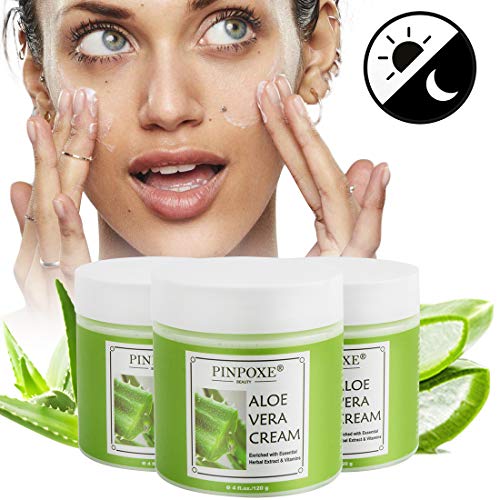 Crema de Aloe Vera, Crema Facial de Aloe, Gel de Aloe Vera, Crema Corporal de Aloe Vera, Crema Hidratante de Aloe Natural, Crema Hidratante Regeneradora Crema de Piel Grasa/Seca/Sensible Cura
