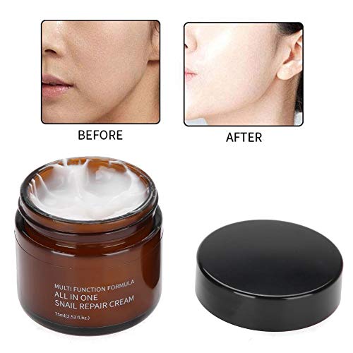 Crema de Cara de Caracol 92% Extracto de Secreción de Caracol Reparación Facial Crema Blanqueadora Blanqueadora Eliminación de Arrugas Anti-envejecimiento Hidratante de La Piel 75ml