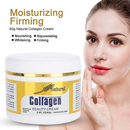 Crema de colágeno para la cara Hidratante Anti-envejecimiento ayuda a suavizar y rellenar Líneas finas y arrugas y aclara para la piel más joven
