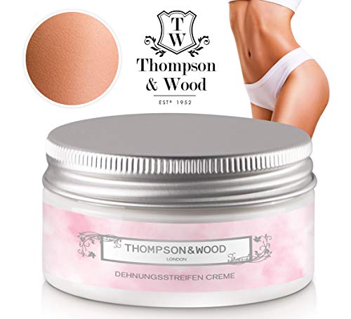 Crema de dilatación | Prevención & Reducción de embarazo Tiras | con agua indio Ombligo | curativas pomada para Cicatrices | hochwirksam | rugosa pomada en calidad premium de Thompson & Wood