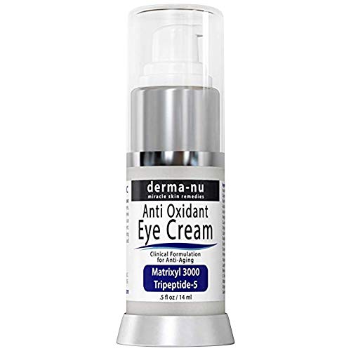 Crema de Ojos Anti Edad Antioxidante - Mejor Tratamiento contra Arrugas, Ojeras e Hinchazón – Nutre la Piel con CoQ10, Matrixil 3000, Aminoácidos, Péptidos y Vitamina C – 14 ml