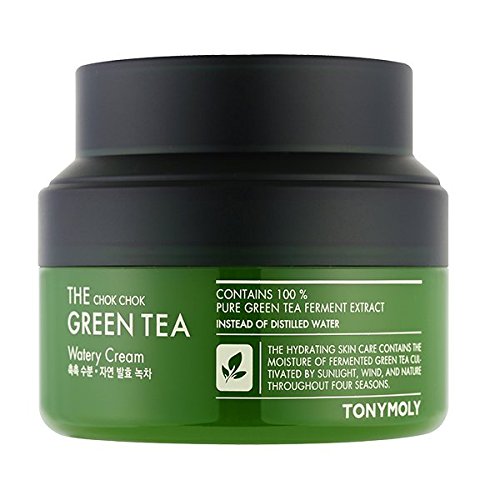 Crema Facial Hidratante 60 ml - The Chok Green Tea Watery - Tony Moly
