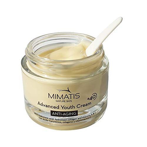 Crema Facial Para Mujer Piel Madura +40-Cara y Cuello-Hidratante-Antiarrugas-Lifting Natural-Piel Luminosa,Firme y Tersa-Ácido Hialurónico Puro+Colágeno+Vitamina A,E+Extractos-No Grasa-De España