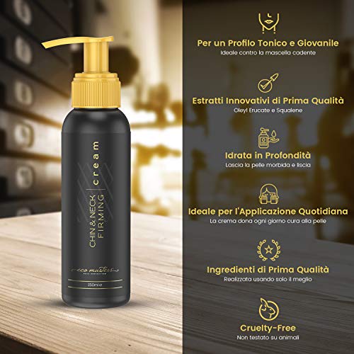 Crema Facial Reafirmante y Antiarrugas Natural Para el Cuello | Antiedad Para Noche y Día | Lifting Hidratante para la Piel | Para Evitar la Papada y Arrugas del Cuello | EcoMasters de WeightWorld |