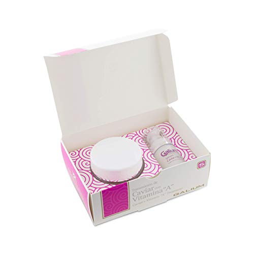 Crema Hidratante CAVIAR + Serum CAVIAR | Vitamina A | Tratamiento Facial PREMIUM | Anti Edad | Reafirma, Nutre y Repara.