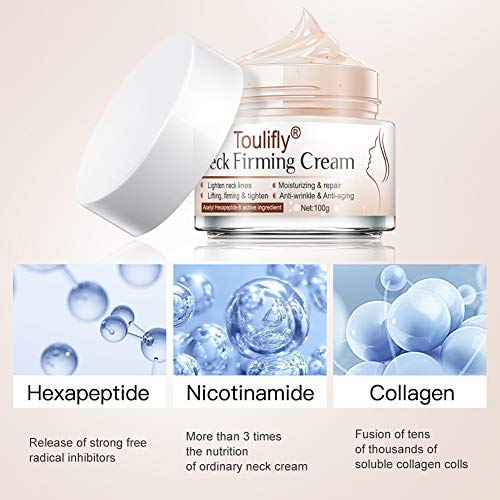 Crema para el Cuello, Cuello Arrugas Crema Cuello Crema Reafirmante Esencia Reafirmante Reparación Arrugas Antienvejecimiento Crema antiarrugas Crema, para el cuidado de la piel