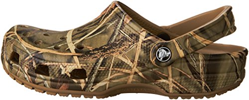 Crocs Classic Realtree, Zuecos Unisex Adulto, Marrón (Khaki), 37/38 EU