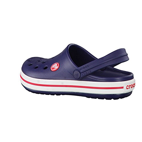 Crocs Crocband Clog K, Zuecos con Correa Unisex-Bambini, BLU (Navy/Red), 32/33 EU
