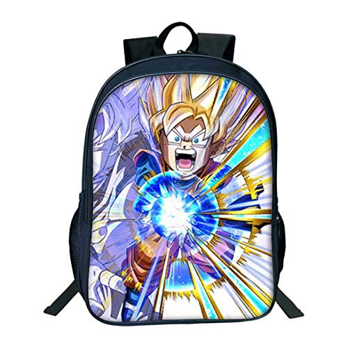 Cronell Story Hombres Mochila De Dibujos Animados Anime Dragon Ball Sun Wukong Imprimir Bolsa De Hombro Niños Cómodo Bolsa De Estudiante (4)