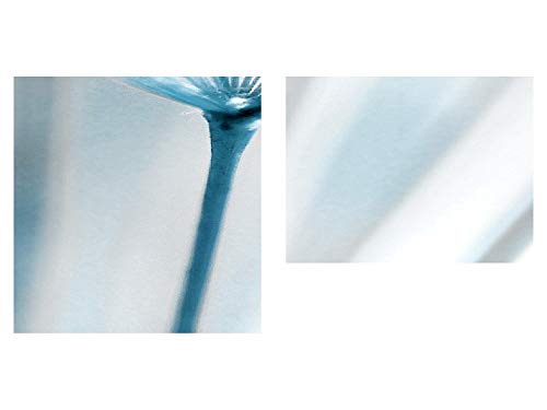 Cuadro en Lienzo Flores de diente de león 100 x 40 cm - XXL Impresión Material Tejido no Tejido Artística Imagen Gráfica Decoracion de Pared - 1 pieza - Listo para colgar - 209812b