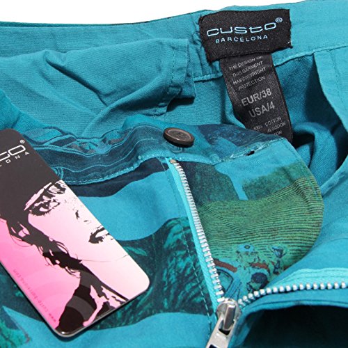 Custo 8419U Pantalone Donna Barcelona Green Pant Trouser Woman [36/S]