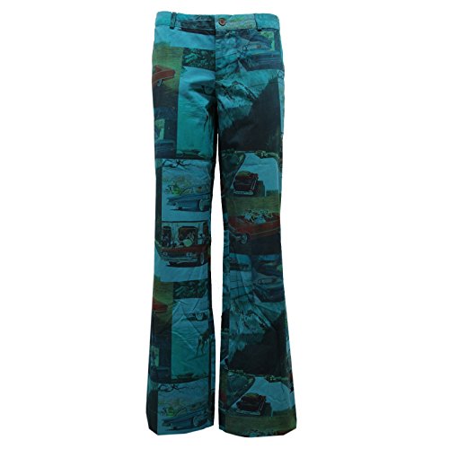 Custo 8419U Pantalone Donna Barcelona Green Pant Trouser Woman [36/S]