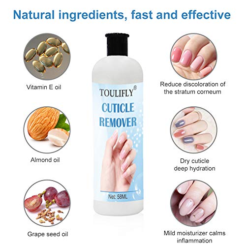 Cuticle Remover,Cutícula Removedor,Quita Cutículas,Nail Cuticle Remover,Cuticle Remover Cream,Por Retira la Piel Muerta,Ablanda las Cutículas,Reparador de Cutículas,58ML