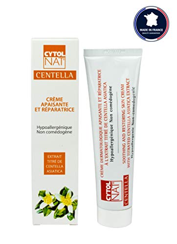 CYTOLNAT® Centella 100 ml, Crema reparadora y calmante – Centella Asiática – Hipoalergénica y no comedogénica