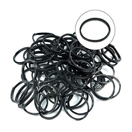 Czemo Juego de Horquillas para el Pelo 200 Piezas de Clips de Pelo Pasador de Pelo en U y 120 Piezas de Bandas para el Pelo con Caja de Almacenaje (Dorado y negro)