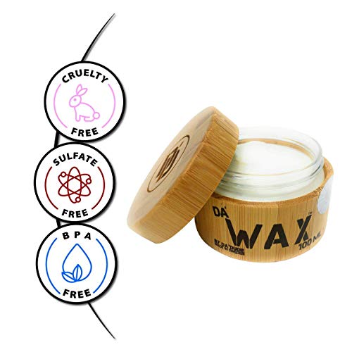 Da Dude Da Wax Cera Pelo Hombre Mate - Único Fijador de Peinado en un Envase Regalo de Madera