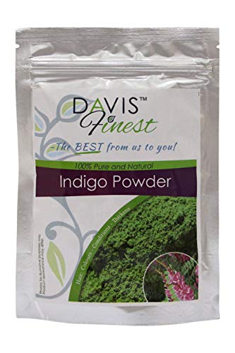 Davis Finest Indigo Tinte para el cabello en polvo, 100 g.
