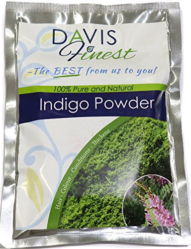 Davis Finest Indigo Tinte para el cabello en polvo, 100 g.