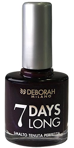 Deborah Milano 7DAYS LONG 11ml Púrpura esmalte de uñas - Esmaltes de uñas (Púrpura, Violet, Botella, 1 pieza(s), 11 ml)