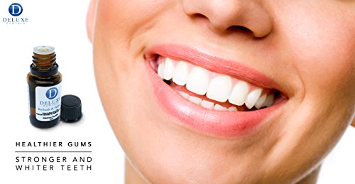 Deluxe Dentals Refresh & Protect - Tratamiento de Encías Inflamadas Sangrantes Sensibles y Mal Aliento - Enjuague Bucal para Alivio del Dolor de Acción Rápida - Limpieza de Dientes 100% Natural 15 ml
