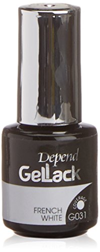 Depend GelLack - Esmalte permanente, tono blanco