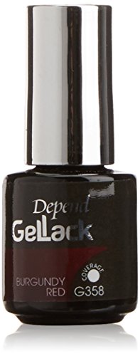 Depend GelLack - Esmalte permanente, tono Burgundy Red
