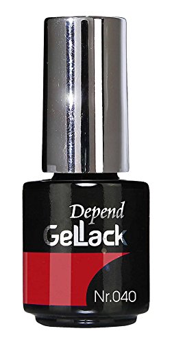 Depend GelLack - Esmalte permanente, tono Classic Red