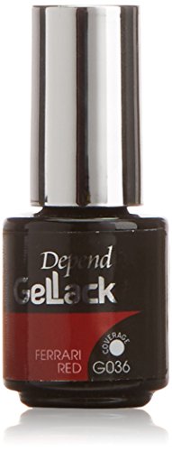 Depend GelLack - Esmalte permanente, tono Ferrari Red