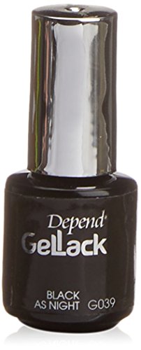 Depend GelLack - Esmalte permanente, tono negro