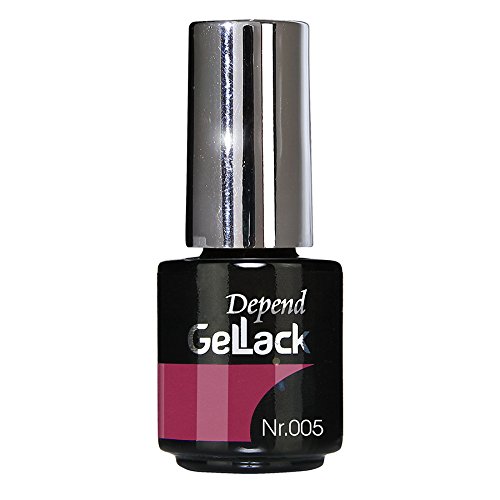 Depend GelLack - Esmalte permanente, tono Raspberry Red