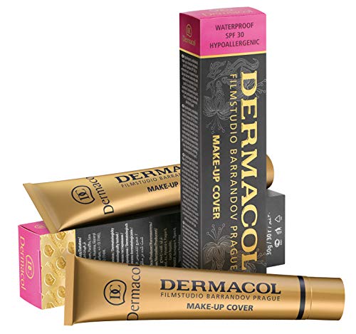 Dermacol Makeup Cover Total - Maquillaje Corrector Resistente al Agua SPF 30, 30 g, color 226