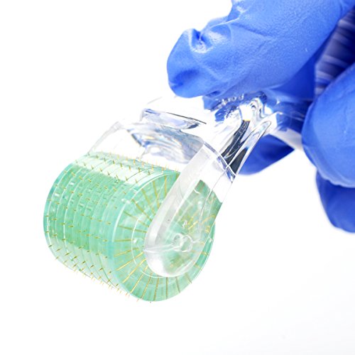 Dermaroller 0.75mm/ Hair Rebrote Derma Roller/Microneedle antienvejecimiento/pérdida de cabello Arrugas Cicatrices de acné Piel picada Estrías Hiperpigmentación Cara Rodillos para ojos KoiBeauty
