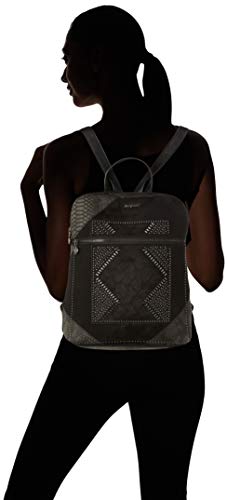 Desigual Accessories PU Backpack Medium, Mochila. para Mujer, negro, U