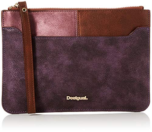 Desigual - Mone_Ares Nathalie, Carteras Mujer, Rojo (Magenta), 0.5x14.5x21.5 cm (B x H T)