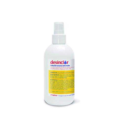 Desinclor Clorhexidina Acuosa Coloreada 2% Antiseptico - 250 ml pulverizador