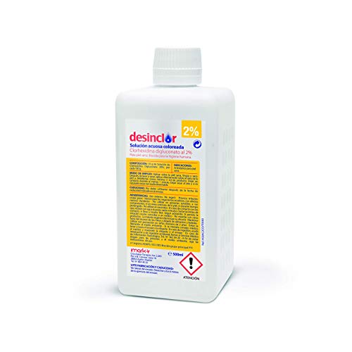 Desinclor Clorhexidina Acuosa Coloreada 2% Antiseptico - 500 ml