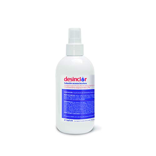 Desinclor Clorhexidina Acuosa Incolora 2% Antiseptico - 250 ml pulverizador