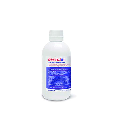Desinclor Clorhexidina Acuosa Incolora 2% Antiseptico - 250 ml tapon