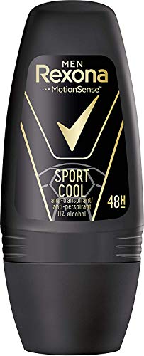 Desodorante Rexona Men Roll-On Sport Cool antitranspirante, 6 unidades (50 ml).