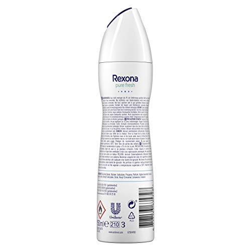 Desodorante Rexona Pure Fresh sin aluminio, 150 ml