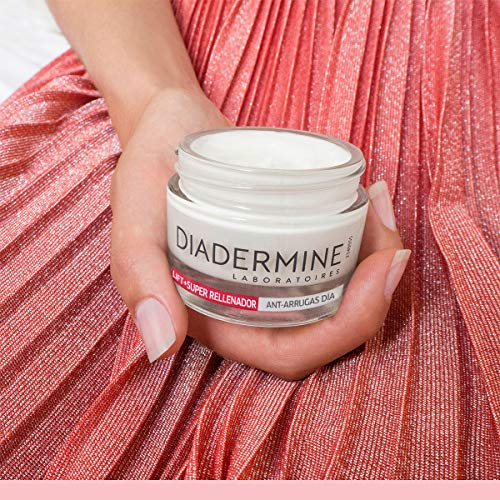 Diadermine - Crema de Día Lift+ Super Rellenador con micro cápuslas de Ácido Hialurónico - 50 ml