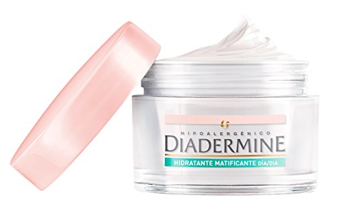 Diadermine - Crema Hidratante y Matificante de Día para pieles normales y mixtas - Cutis uniforme y sin brillos - 50 ml