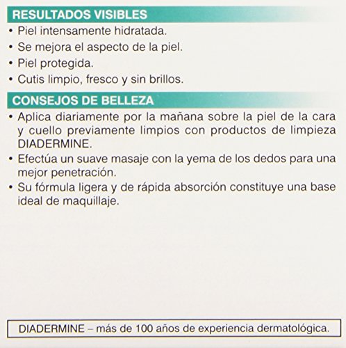 Diadermine - Crema Hidratante y Matificante de Día para pieles normales y mixtas - Cutis uniforme y sin brillos - 50 ml