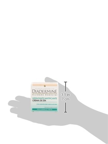 Diadermine - Crema Hidratante y Matificante de Día para pieles normales y mixtas - Cutis uniforme y sin brillos - 50 ml