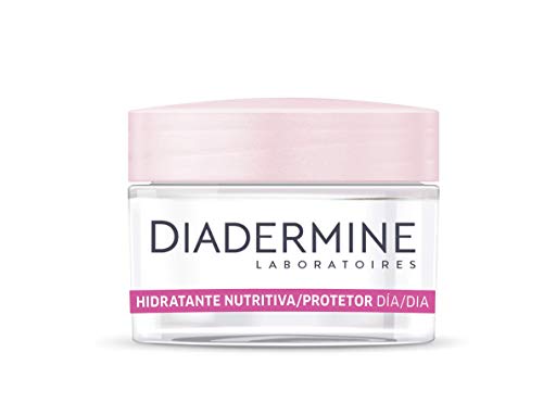 Diadermine - Crema Hidratante y Nutritiva de Día para pieles secas y sensibles - Cutis hidratado y nutrido - 2 unidades de 50 ml