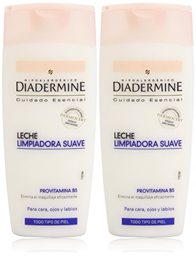 Diadermine - Leche limpiadora suave - Provitamina B5 - 2 x 200 ml