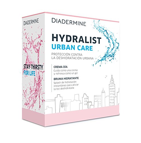 Diadermine - Pack Hydralist Urban Care, Crema de Día + Bruma Hidratante, 150 ml (50 ml + 100 ml) Estándar (2367593)